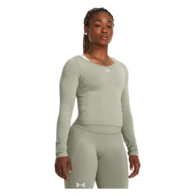 Póló Under Armour Train Seamless Ls Grove Green