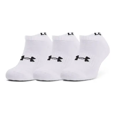 Under Armour 3Pack Core No Show Socks bílé