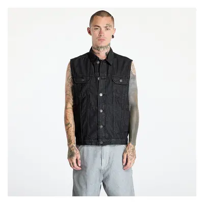 Urban Classics Denim Vest Black Washed