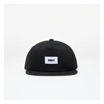 Baseball sapka OBEY Bold Label Organic Strapback II Black