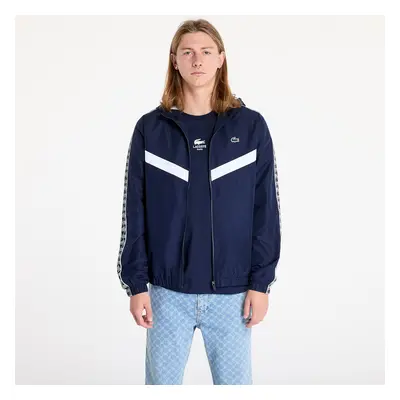 Kabát LACOSTE Tennis Monogram Track Jacket Navy Blue/ White