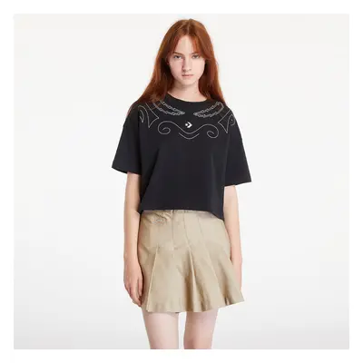 Póló Converse Proud To Be Oversized Cropped T-Shirt Converse Black