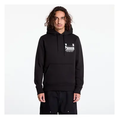 Pulóver Calvin Klein Jeans Subway Sign Hoodie Black