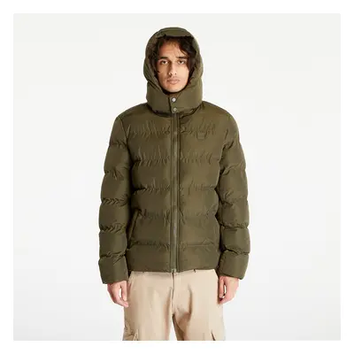 Kabát Urban Classics Hooded Puffer Jacket Dark Olive