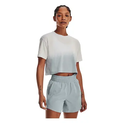 Póló Under Armour Dip Dye Crop Ss Gray