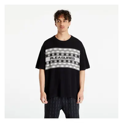 Pulóver PLEASURES Check Knit Shirt Black