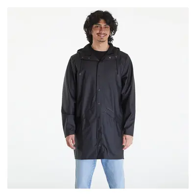 Kabát Rains Long Jacket W3 UNISEX 01 Black