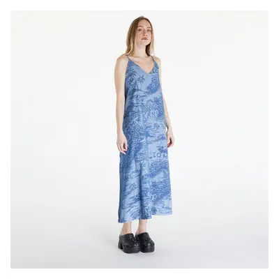 Ruha Tommy Jeans Chambray Sleeveless Maxi Dress Hawaiian Denim Laser