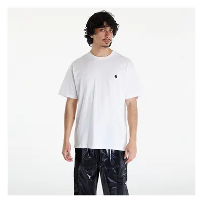 Póló Carhartt WIP Short Sleeve Madison T-Shirt UNISEX White/ Black