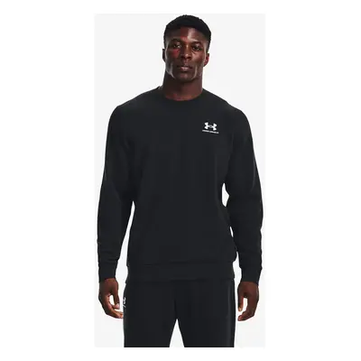 Pulóver Under Armour Essential Fleece Crew Black