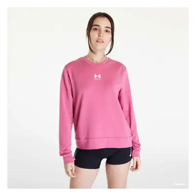 Póló Under Armour Rival Terry Crew T-Shirt Pink