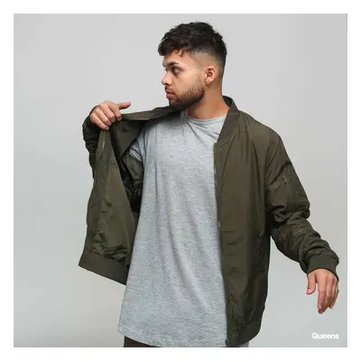 Kabát Urban Classics Light Bomber Jacket Dark Olive