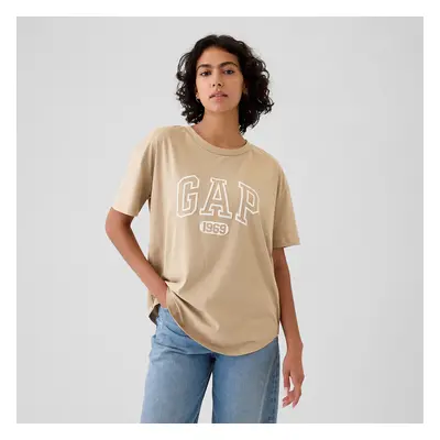 Póló GAP Shortsleeve Logo Tee Khaki