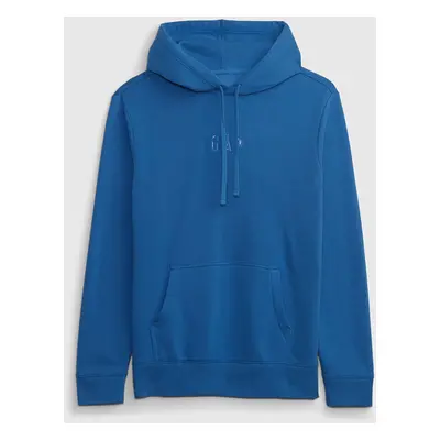 Pulóver GAP Mini Logo Hoodie Soccer Blue