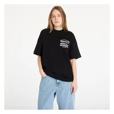 Póló Carhartt WIP Body Of Work Short Sleeve T-Shirt UNISEX Black/ White