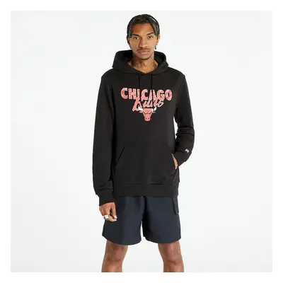 Pulóver New Era Team Script Hoody Chicago Bulls Black/ Front Door Red