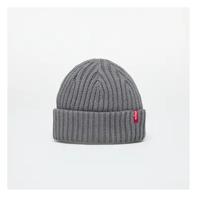 Kalap Levi's® Ribbed Beanie Dark Grey