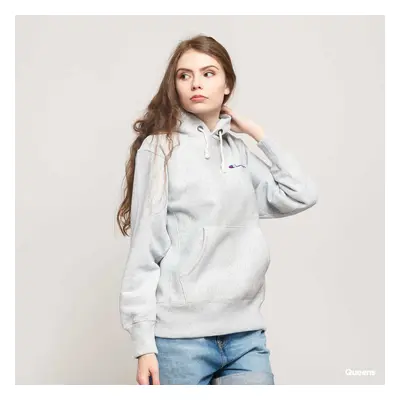 Pulóver Champion Hooded Sweatshirt Melange Grey