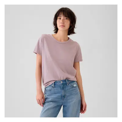 Póló GAP Shortsleeve Vneck Lavender Mist