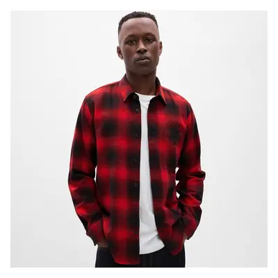 Ing GAP Flannel Shirt Red Black Plaid