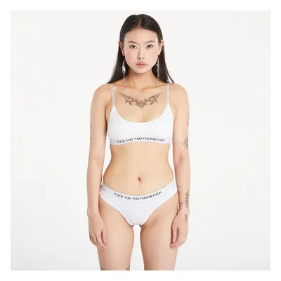 Melltartó RIPNDIP Fuckin Fuck Bralette White