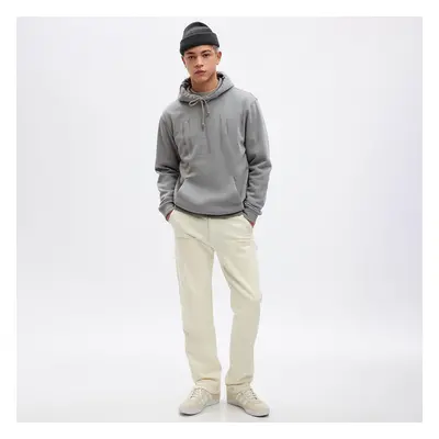 Pulóver GAP Shine Logo Hoodie Pilot Grey