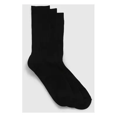 GAP Basic Crew Socks 3-Pack True Black V2