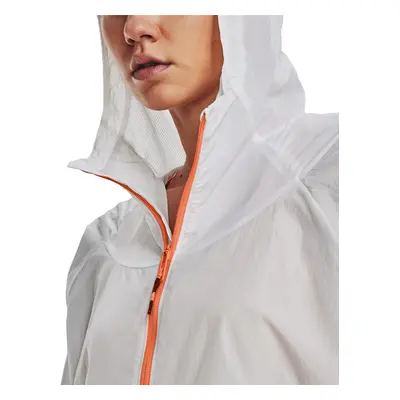 Kabát Under Armour Rush Woven Anorak White