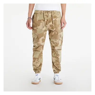 Nadrágok Urban Classics Camo Cargo Jogging Pants Sand Camo