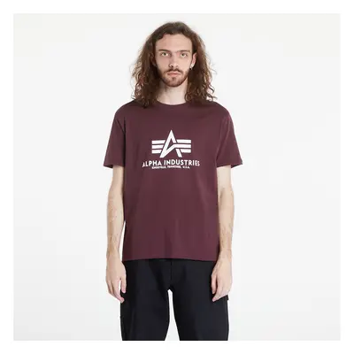 Póló Alpha Industries Basic Tee Dark Wine