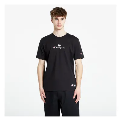 Póló Champion x Space Invaders Crewneck T-Shirt Black