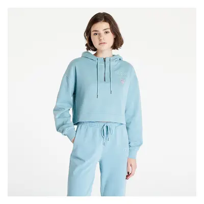 Pulóver GUESS Olivia Classic Lohoodie Blue