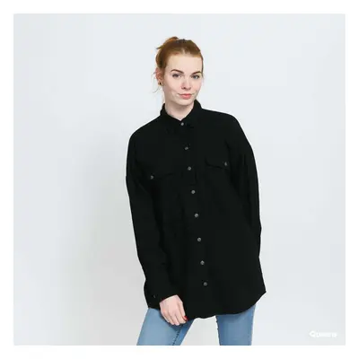 Ing Noisy May NMflanny L/S Long Shacket Black