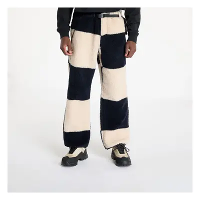 Nadrágok Gramicci Checkered Sherpa Pant Natural / Navy Check