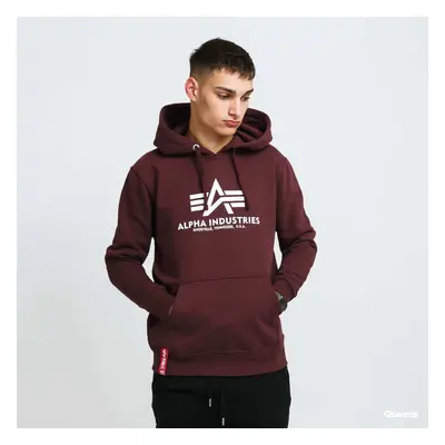 Pulóver Alpha Industries Basic Hoody Dark Wine