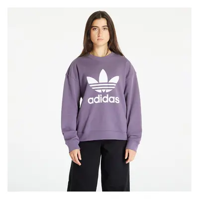 Pulóver adidas Originals Trefoil Crew Sweat Shale Violet