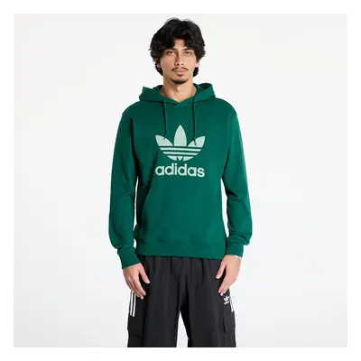 Pulóver adidas Adicolor Classics Trefoil Hoodie Collegiate Green