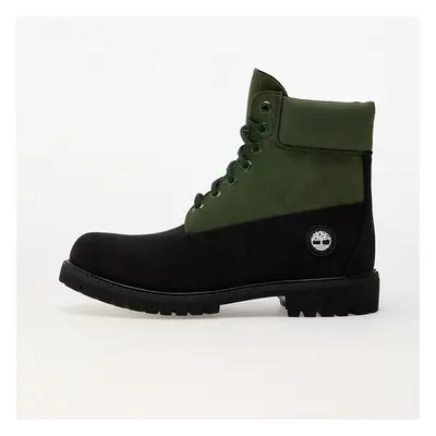 Sneakers Timberland 6 Inch Lace Up Waterproof Boot Black Nubuck/ Dark Green