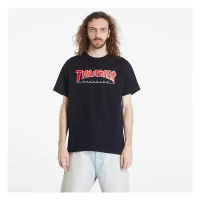 Póló Thrasher Outlined T-shirt Black