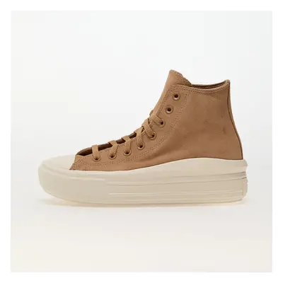 Sneakers Converse Chuck Taylor All Star Move Platform Colorful Suede Coffee Rum/ Egret/ Black