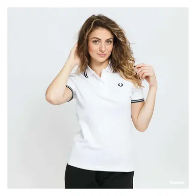 Póló FRED PERRY Twin Tipped Polo Shirt White