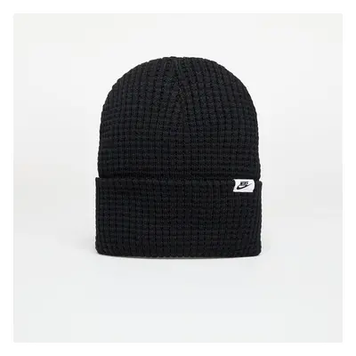 Kalap Nike Peak Waffle Knit Beanie Black