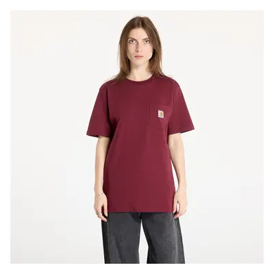 Póló Carhartt WIP S/S Pocket T-Shirt UNISEX Malbec