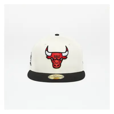 New Era Chicago Bulls Championships 59Fifty Fitted Cap Optic White/ Black