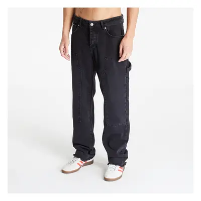 Nadrágok Sixth June Carpenter Denim Pants Black