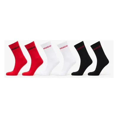 Hugo Boss Rib Logo Socks 6-Pack Multicolor