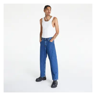 Nadrágok Carhartt WIP Brandon Pant Blue Stone Washed