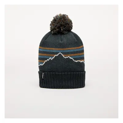 Kalap Patagonia Powder Town Beanie Fitz Roy Stripe Knit/ Smolder Blue