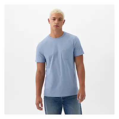 Póló GAP Pocket Micro Logo Tee Distant Blue