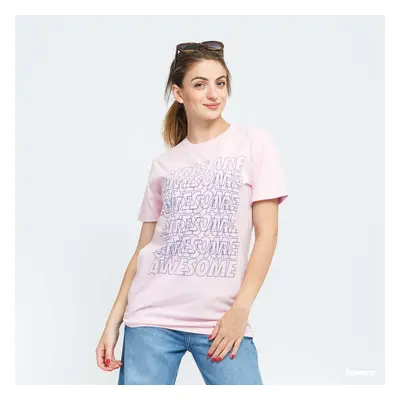 Póló Girls Are Awesome Messy Morning Tee Pink